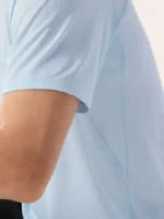 Arcteryx Camiseta Con Cuello Redondo Cormac Ss Hombre Alpine Blue (1)