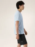 Arcteryx Camiseta Con Cuello Redondo Cormac Ss Hombre Alpine Blue (3)