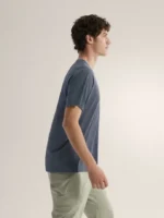 Arcteryx Camiseta Con Cuello Redondo Cormac Ss Hombre Dk Stratus (1)
