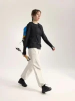 Arcteryx Camiseta Con Cuello Redondo Sunna LS Mujer (4)