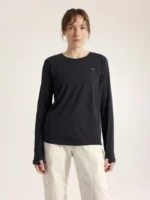 Arcteryx Camiseta Con Cuello Redondo Sunna LS Mujer (6)