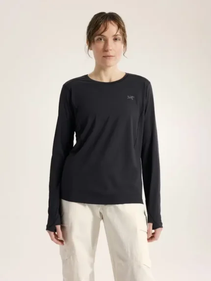 Arcteryx Camiseta Con Cuello Redondo Sunna LS Mujer (6)