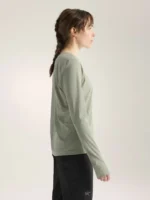 Arcteryx Camiseta Con Cuello Redondo Sunna LS Mujer Habitat (1)