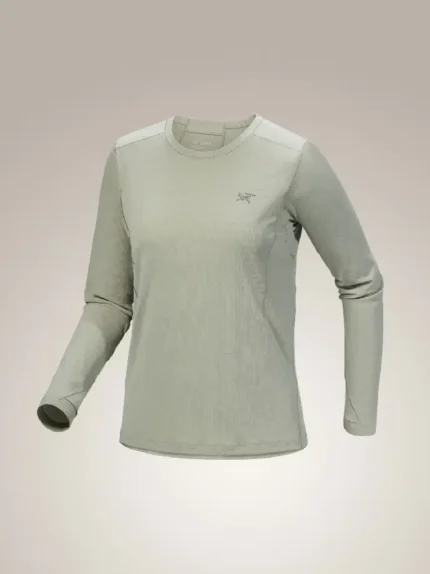 Arcteryx Camiseta Con Cuello Redondo Sunna LS Mujer Habitat (6)
