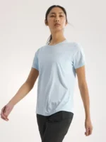 Arcteryx Camiseta Con Cuello Redondo Sunna Ss Mujer Alpine Blue (4)