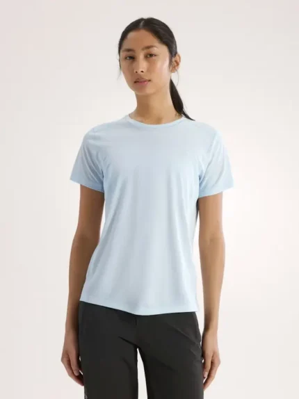Arcteryx Camiseta Con Cuello Redondo Sunna Ss Mujer Alpine Blue (5)