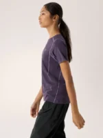 Arcteryx Camiseta Con Cuello Redondo Sunna Ss Mujer Moondrop (1)