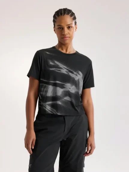 Arcteryx Camiseta Corta Sunna Speed Bird Mujer (5)