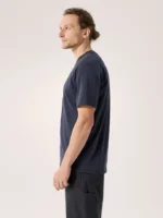 Arcteryx Camiseta Manga Corta Kragg SL Cotton Hombre Black Sapphire (1)