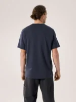 Arcteryx Camiseta Manga Corta Kragg SL Cotton Hombre Black Sapphire (2)