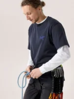 Arcteryx Camiseta Manga Corta Kragg SL Cotton Hombre Black Sapphire (4)