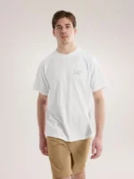 Arcteryx Camiseta Manga Corta Kragg SL Cotton Hombre White Light (5)