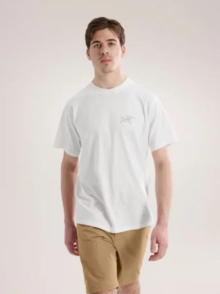 Arcteryx Camiseta Manga Corta Kragg SL Cotton Hombre White Light (5)