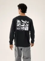Arcteryx Camiseta Manga Larga Kragg SL Cotton Archaeopteryx Mosaico Hombre (2)