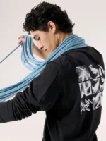 Arcteryx Camiseta Manga Larga Kragg SL Cotton Archaeopteryx Mosaico Hombre (4)