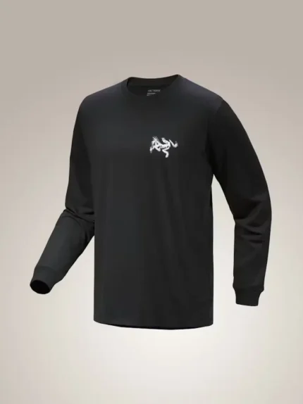 Arcteryx Camiseta Manga Larga Kragg SL Cotton Archaeopteryx Mosaico Hombre (6)