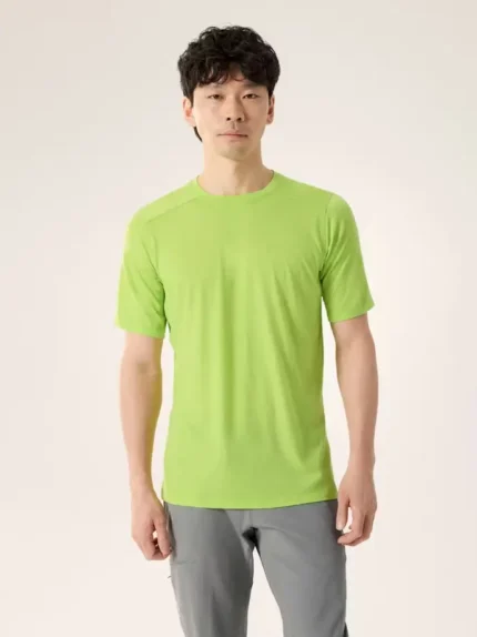 Arcteryx Camiseta de Manga Corta Ionia Merino Wool Hombre Mantis (5)