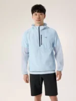 Arcteryx Chaqueta Con Capucha Y Media Cremallera Ossa Hombre Alpine Blue (7)