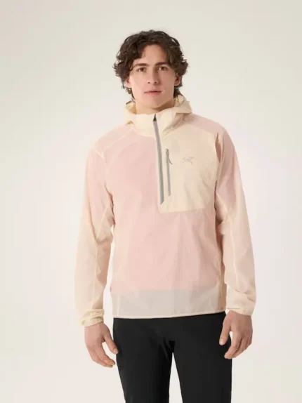 Arcteryx Chaqueta Con Capucha Y Media Cremallera Ossa Hombre Sea Salt (8)