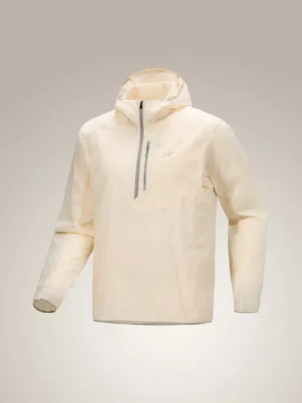 Arcteryx Chaqueta Con Capucha Y Media Cremallera Ossa Hombre Sea Salt (9)