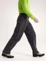 Arcteryx Pantalón Del Algodón Y Pernera Ancha Clarkia Mujer Black (2)